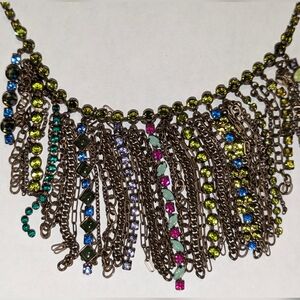 Sorrelli Vibrant Multicolor Chain Necklace